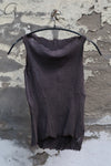 Marc le bihan silk elastic stretch vest 26954 series handmade in France MLB-26954-MOKA 26954 E23